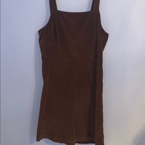 cute brown ae overall dress⚡️⚡️